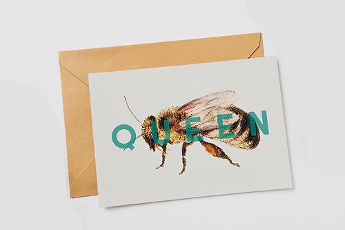 Queen bee card