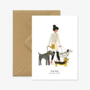 Dog Lady Card