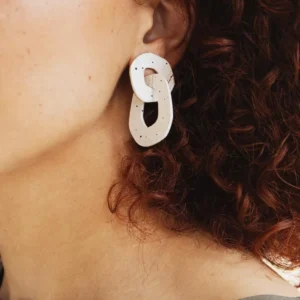 Rosa Eggshell Earrings