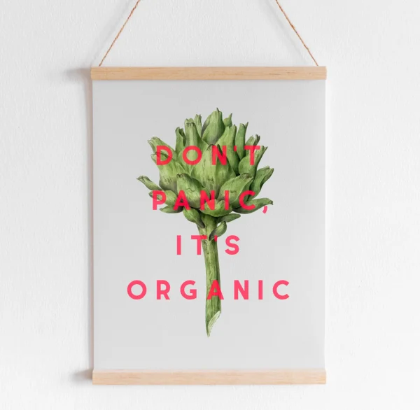 Don't Panic It's Organic | A4 Print