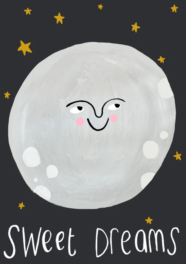 Moon Sweet Dreams | A3 Print