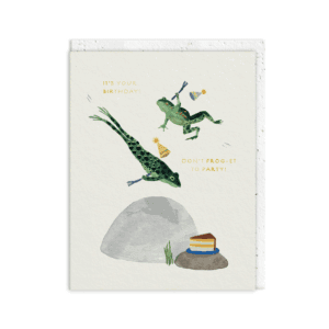 Frog Plantable Birthday Card