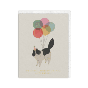 Cat Plantable Birthday Card
