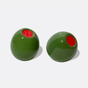 Salt and Pepper shakers in the shape of Olives