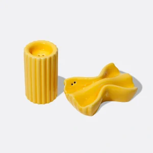 Salt and Pepper Shakers in the shape of pasta