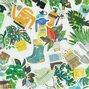 Sticker Box Green Market