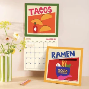 2026 Wall Calendar | Dishes From Around The World