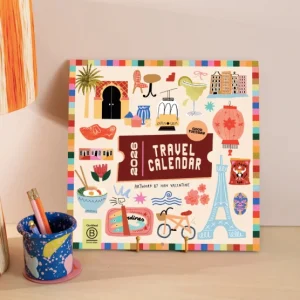 Wall Calendar Travel Art 2026