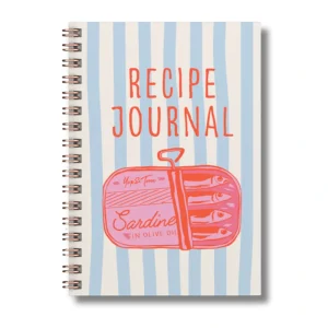 Recipe Journal sardines front cover