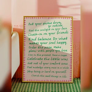 A3 Print Feel Good Manifesto Front Print