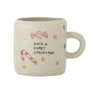 Bloomingville have a sweet christmas mug on a plain white background