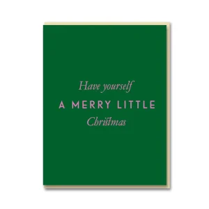 Have Yourself A Merry Little Christmas Card Pack Front