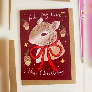 Kitty Kenda All My Love This Christmas Front Card