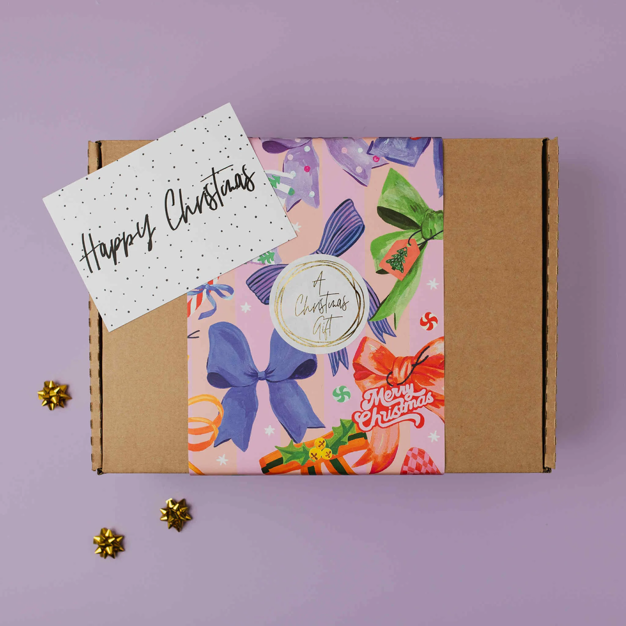 Christmas Cheer box wrapped