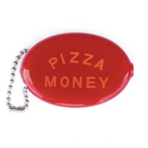 Coin Purse Pizza Money Front