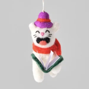 Front Hanging Tree Decoration Cat Caroller