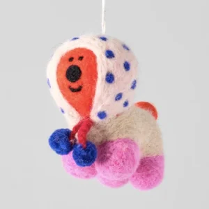 Front Hanging Tree Decoration Pom Pom Dog