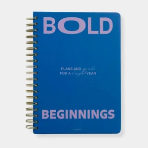 Bold Beginnings Daily Planner Front Cover