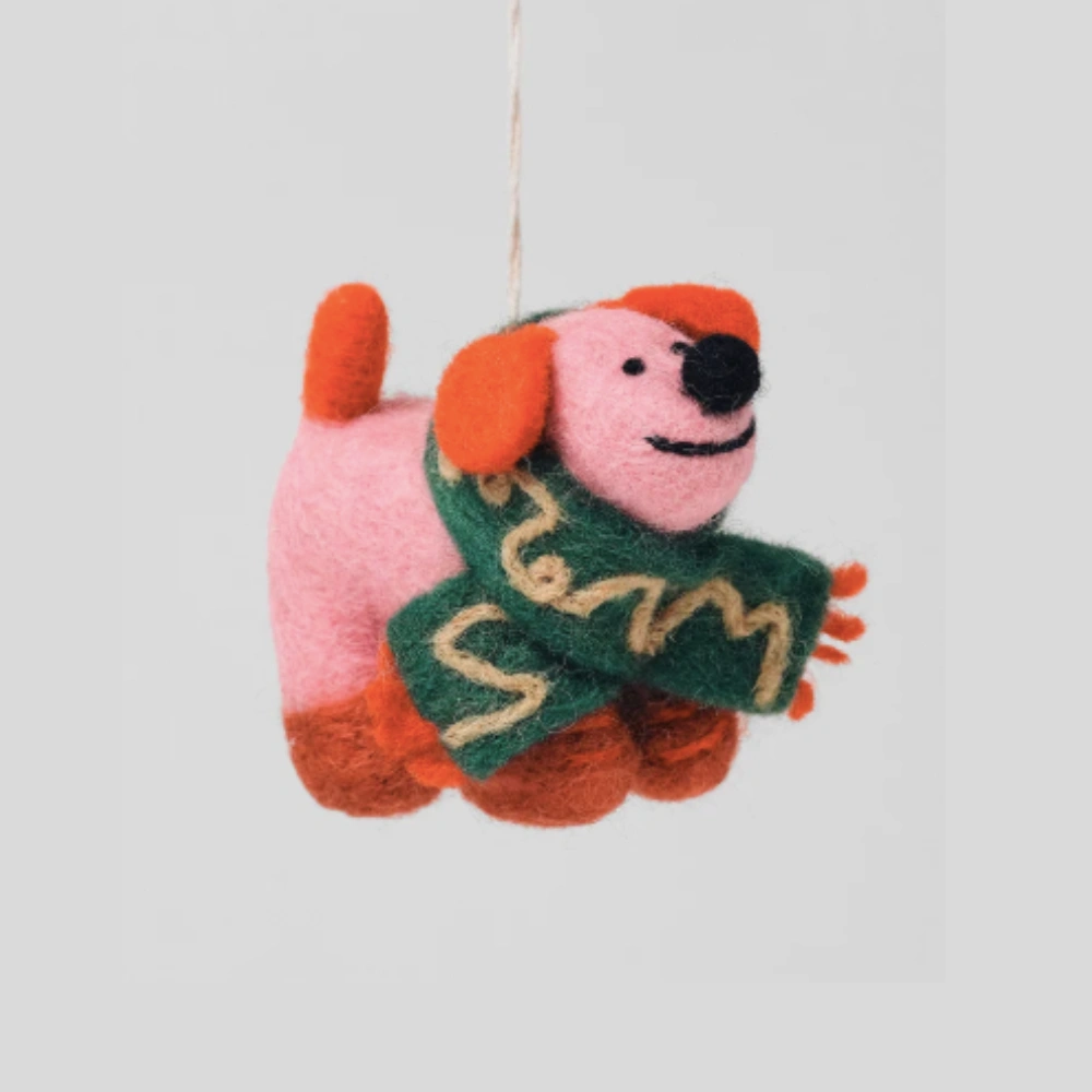 Wrap Hanging Decoration | Dog in a Scarf